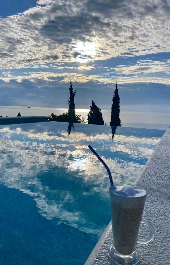 Villa Lovran - 150M To The Beach - Infinity Pool - Incredible Sea View - Fitness Room Buitenkant foto