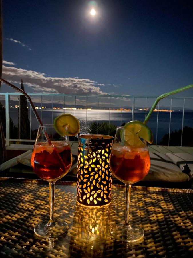 Villa Lovran - 150M To The Beach - Infinity Pool - Incredible Sea View - Fitness Room Buitenkant foto